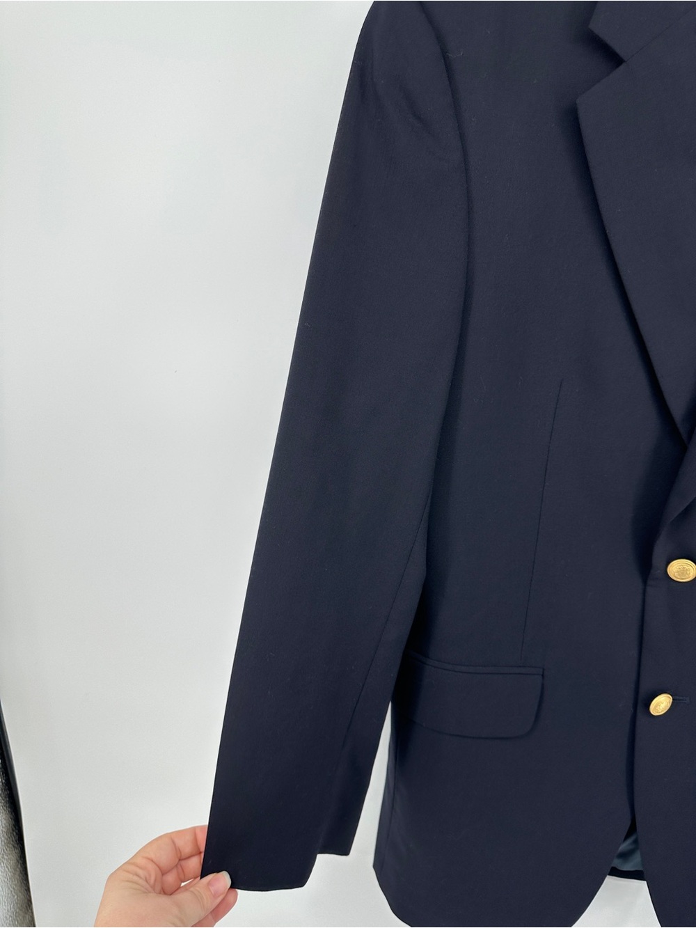 Jos.A.Bank Ivy League Nautical Luxury Academia Navy Blazer w/Gold Buttons Sz38R - Picture 2 of 12